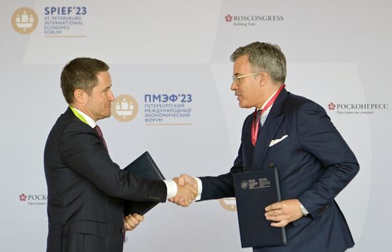 SPIEF-2023. Signing ceremonies