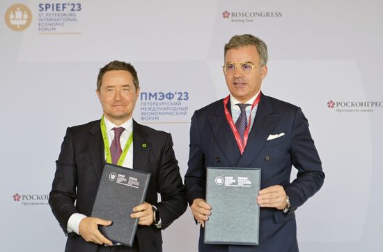 SPIEF-2023. Signing ceremonies