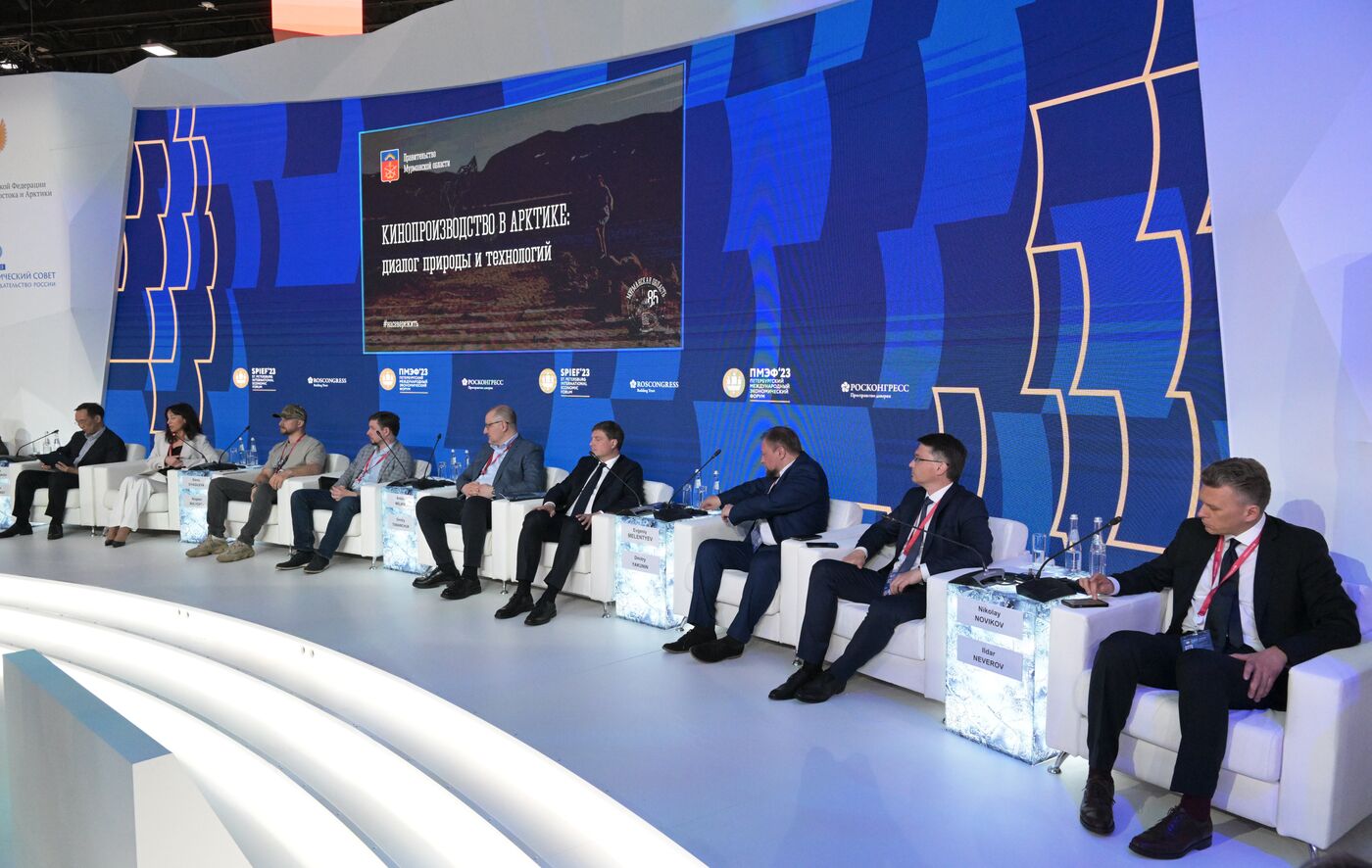 SPIEF-2023. Film-Making in the Arctic: Dialogue between Nature and Technology