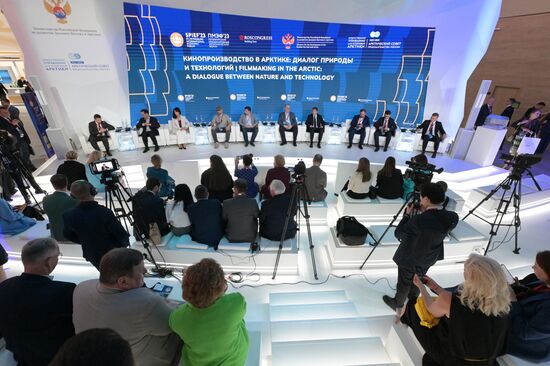 SPIEF-2023. Film-Making in the Arctic: Dialogue between Nature and Technology