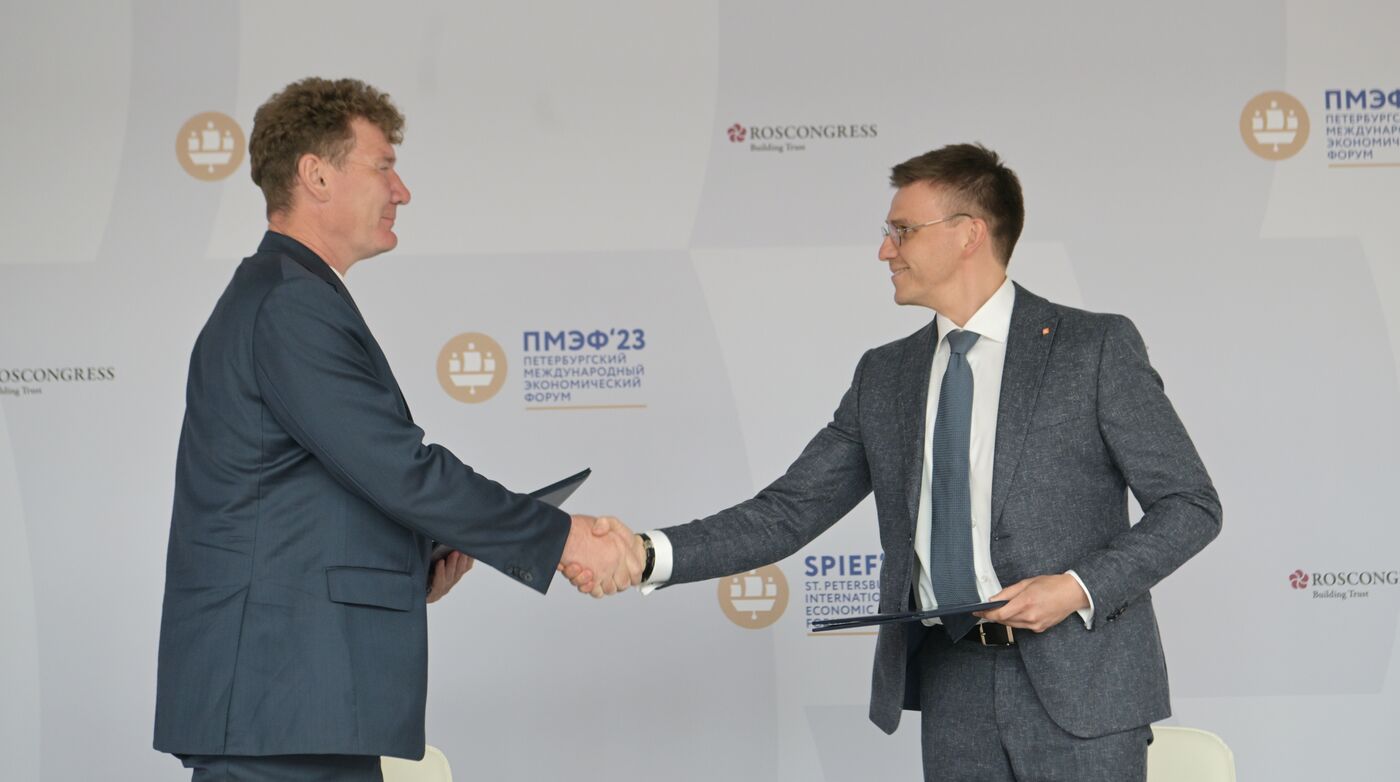 SPIEF-2023. Signing ceremonies