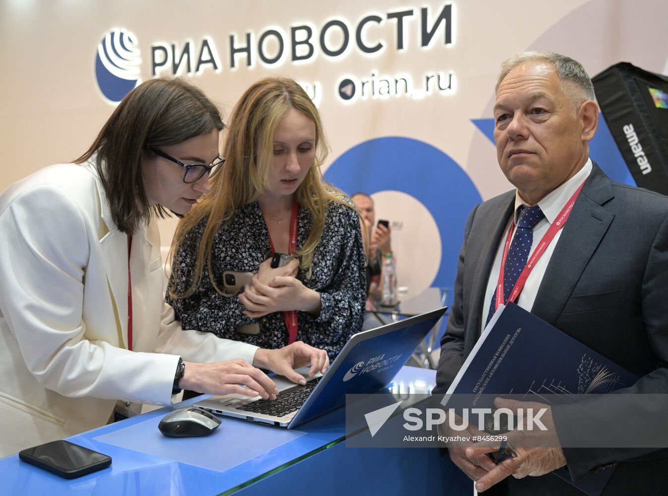 SPIEF-2023. RIA Novosti stand