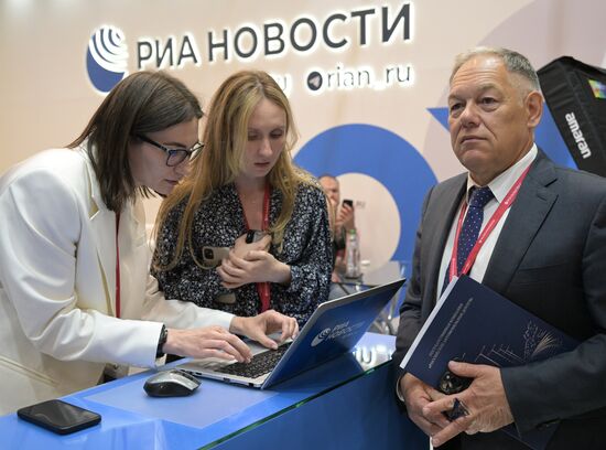 SPIEF-2023. RIA Novosti stand