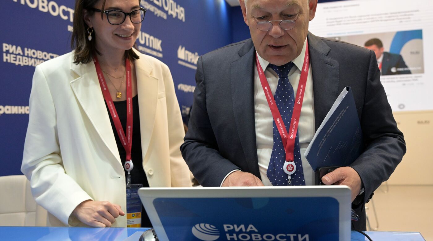 SPIEF-2023. RIA Novosti stand