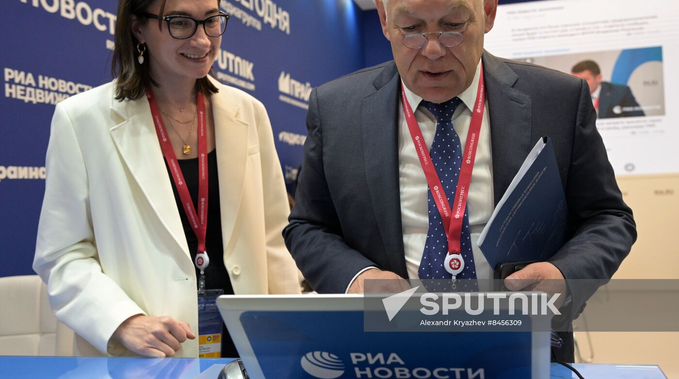 SPIEF-2023. RIA Novosti stand