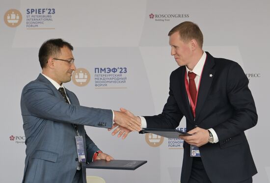 SPIEF-2023. Signing ceremonies