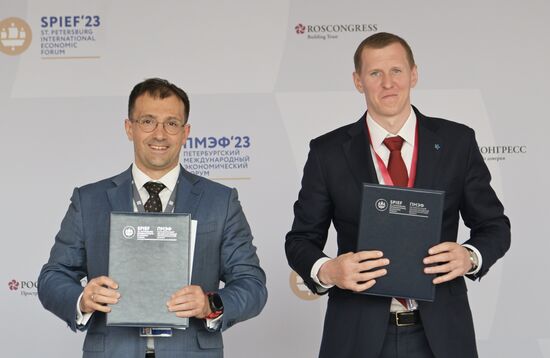 SPIEF-2023. Signing ceremonies