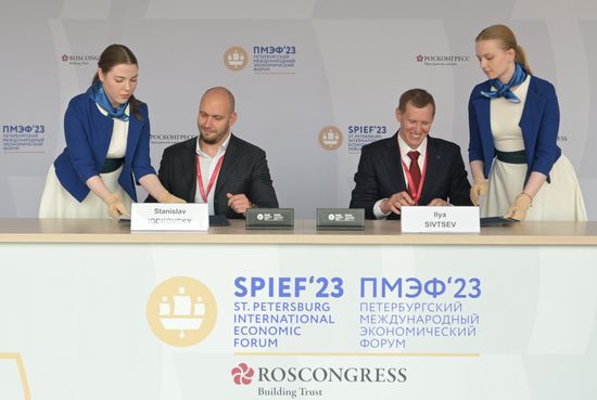 SPIEF-2023. Signing ceremonies