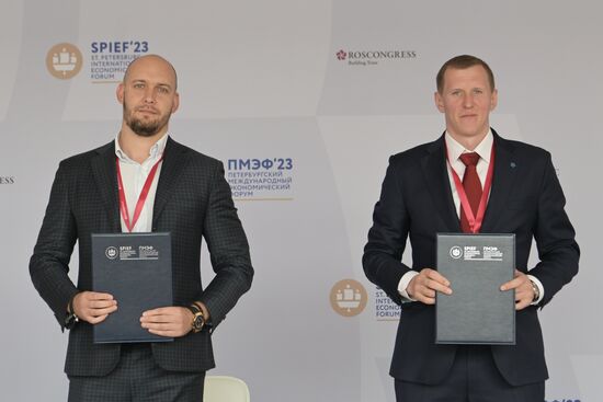 SPIEF-2023. Signing ceremonies