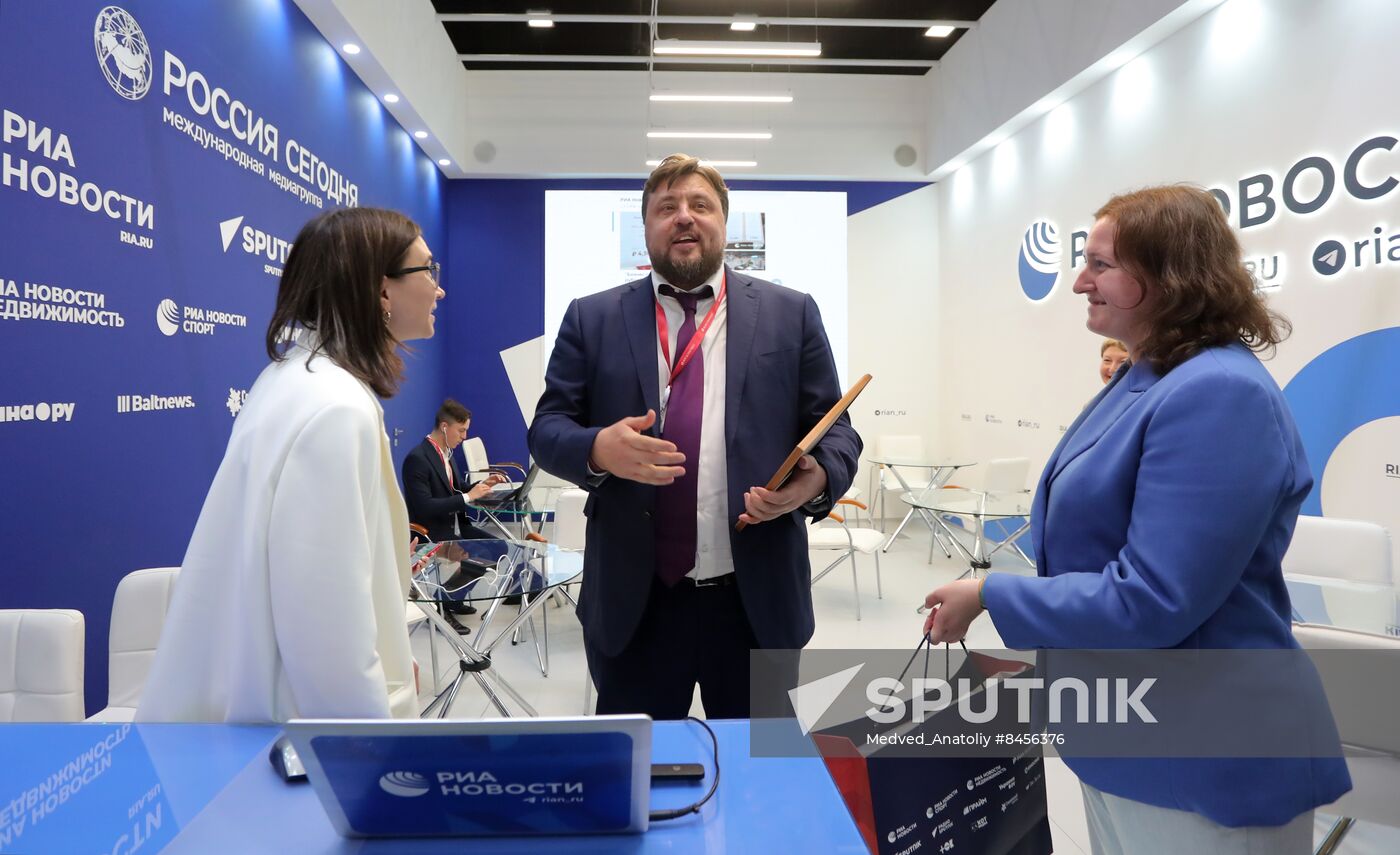 SPIEF-2023. RIA Novosti stand