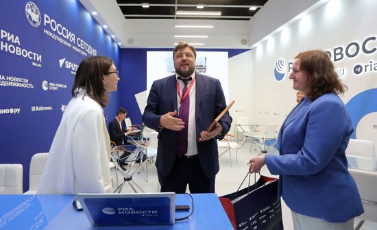 SPIEF-2023. RIA Novosti stand