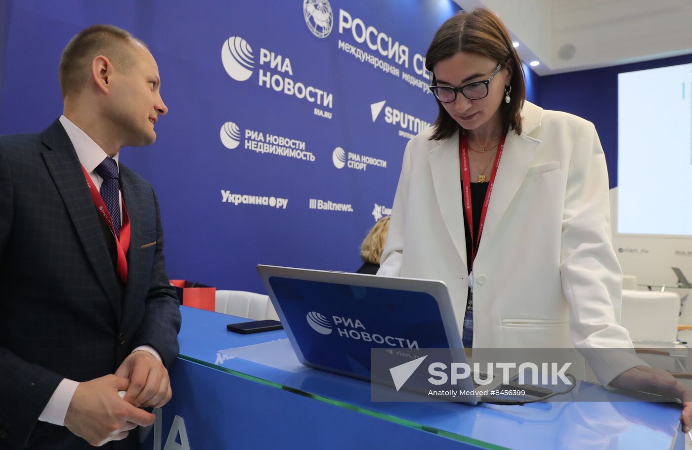 SPIEF-2023. RIA Novosti stand