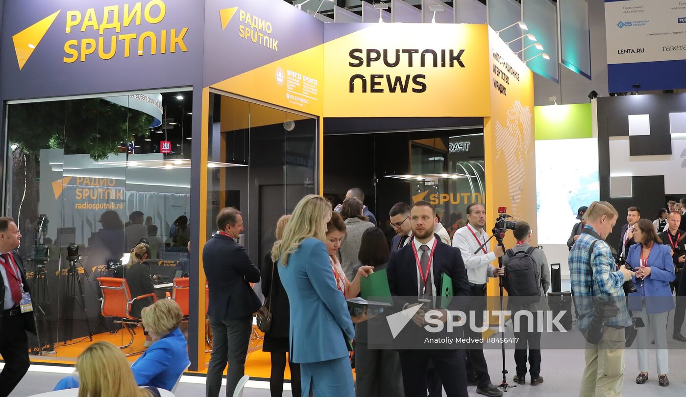 SPIEF-2023. Sputnik radio