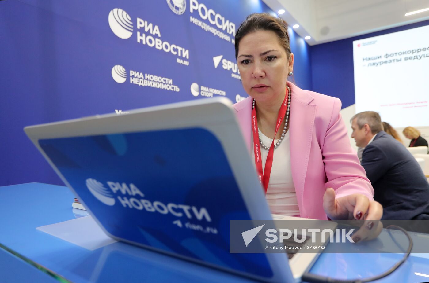 SPIEF-2023. RIA Novosti stand