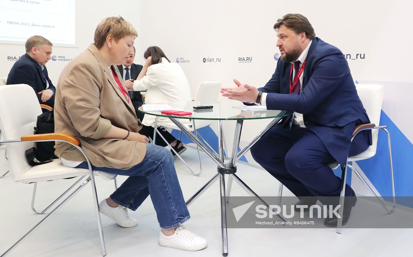 SPIEF-2023. RIA Novosti stand