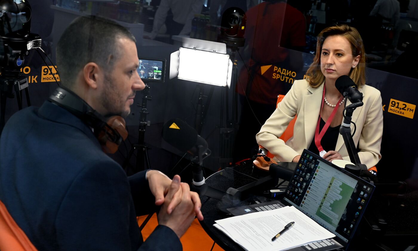 SPIEF-2023. Sputnik radio