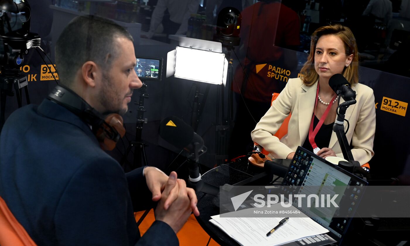 SPIEF-2023. Sputnik radio