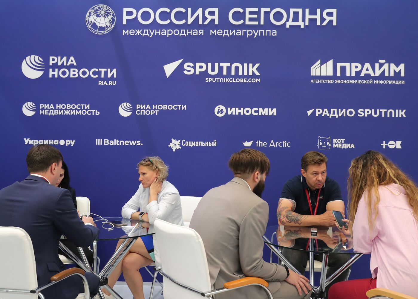 SPIEF-2023. RIA Novosti stand