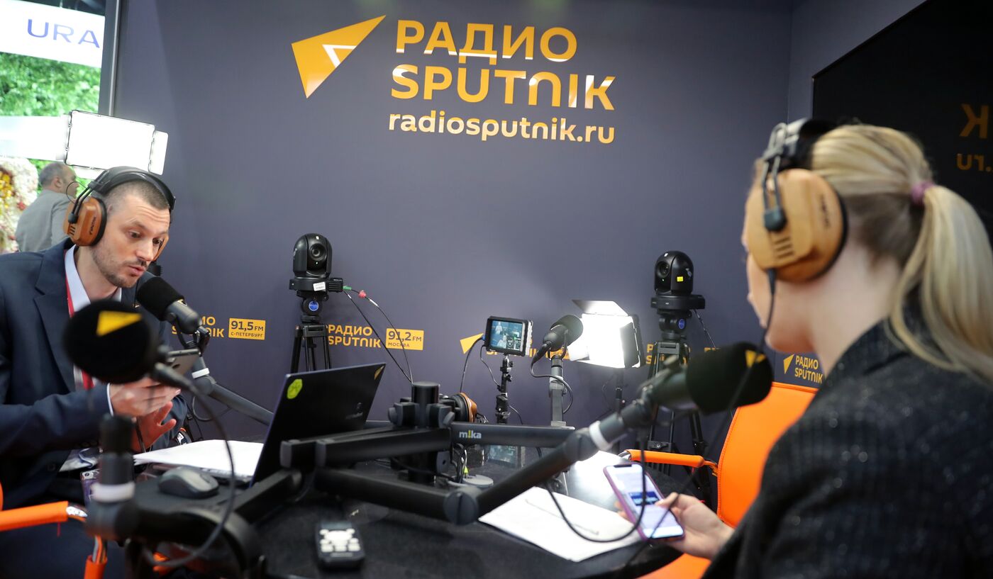 SPIEF-2023. Sputnik radio