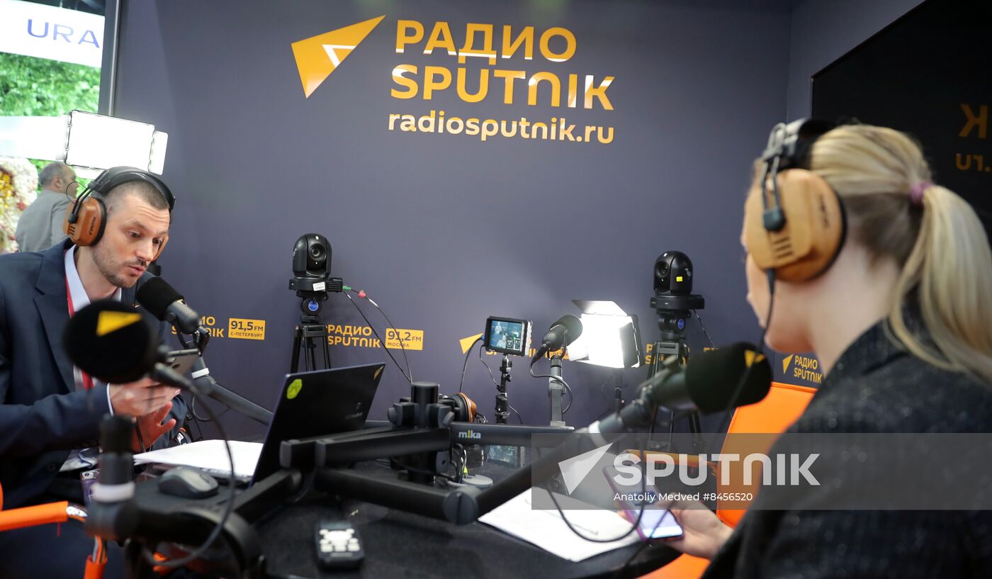 SPIEF-2023. Sputnik radio