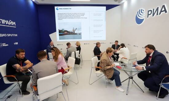 SPIEF-2023. RIA Novosti stand