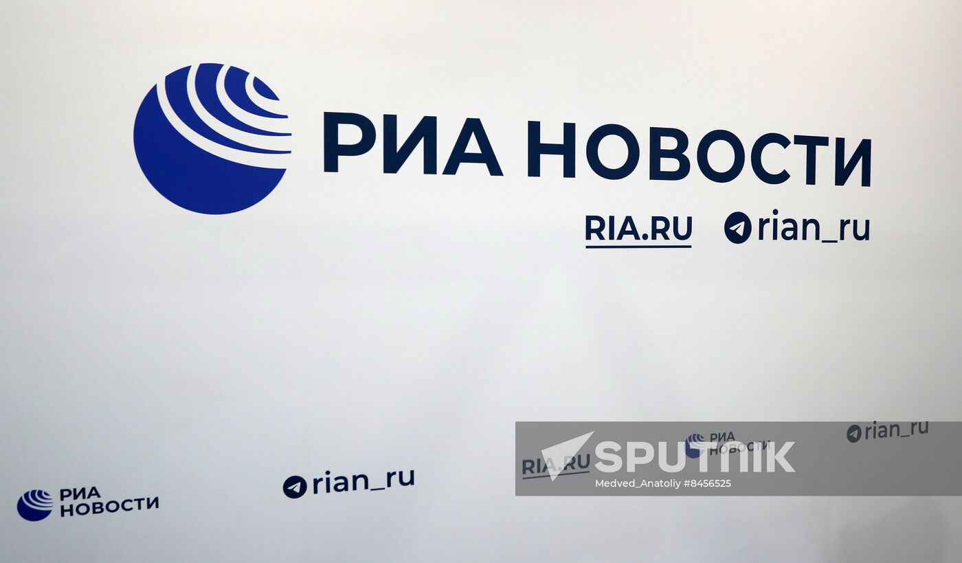 SPIEF-2023. RIA Novosti stand