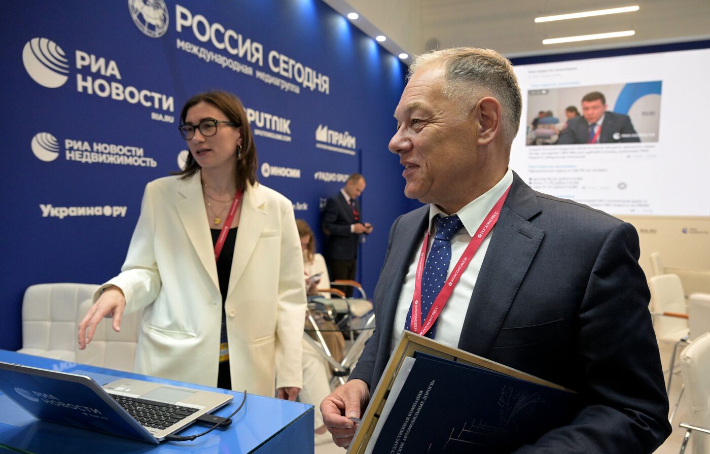 SPIEF-2023. RIA Novosti stand