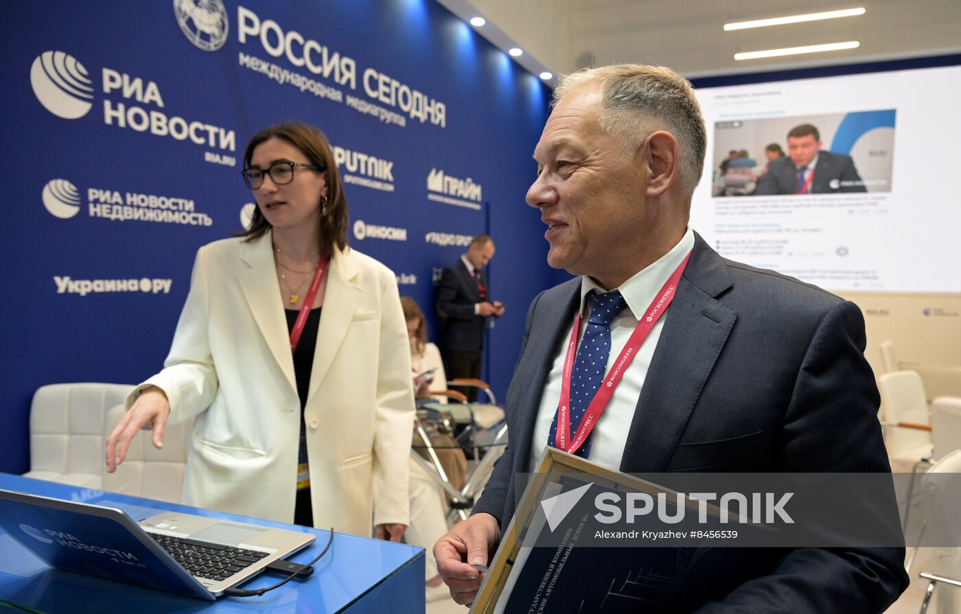 SPIEF-2023. RIA Novosti stand