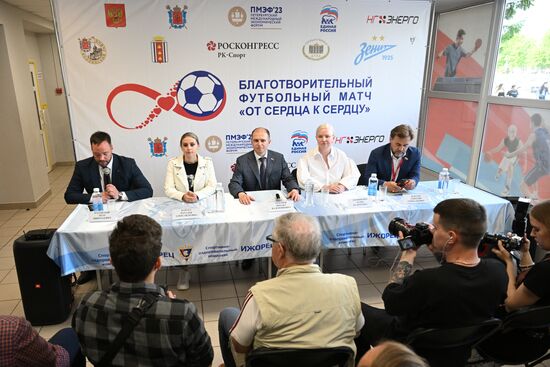 SPIEF-2023. Heart to Heart charity football match and gala concert