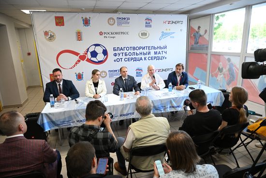 SPIEF-2023. Heart to Heart charity football match and gala concert