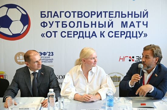 SPIEF-2023. Heart to Heart charity football match and gala concert