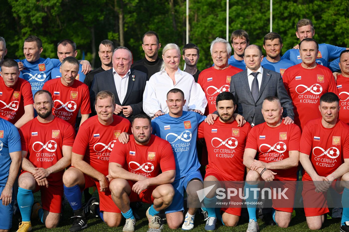 SPIEF-2023. Heart to Heart charity football match and gala concert