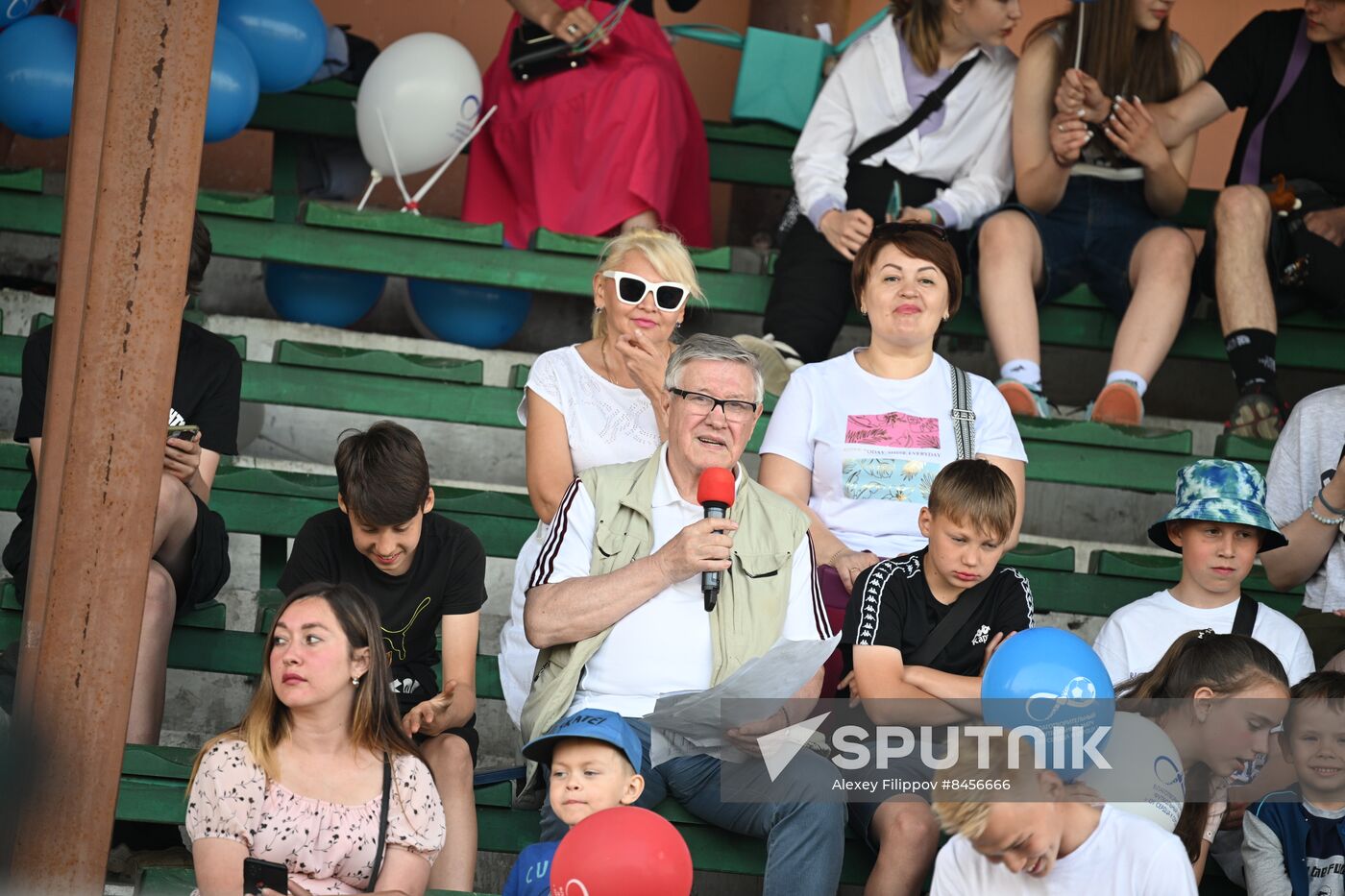 SPIEF-2023. Heart to Heart charity football match and gala concert