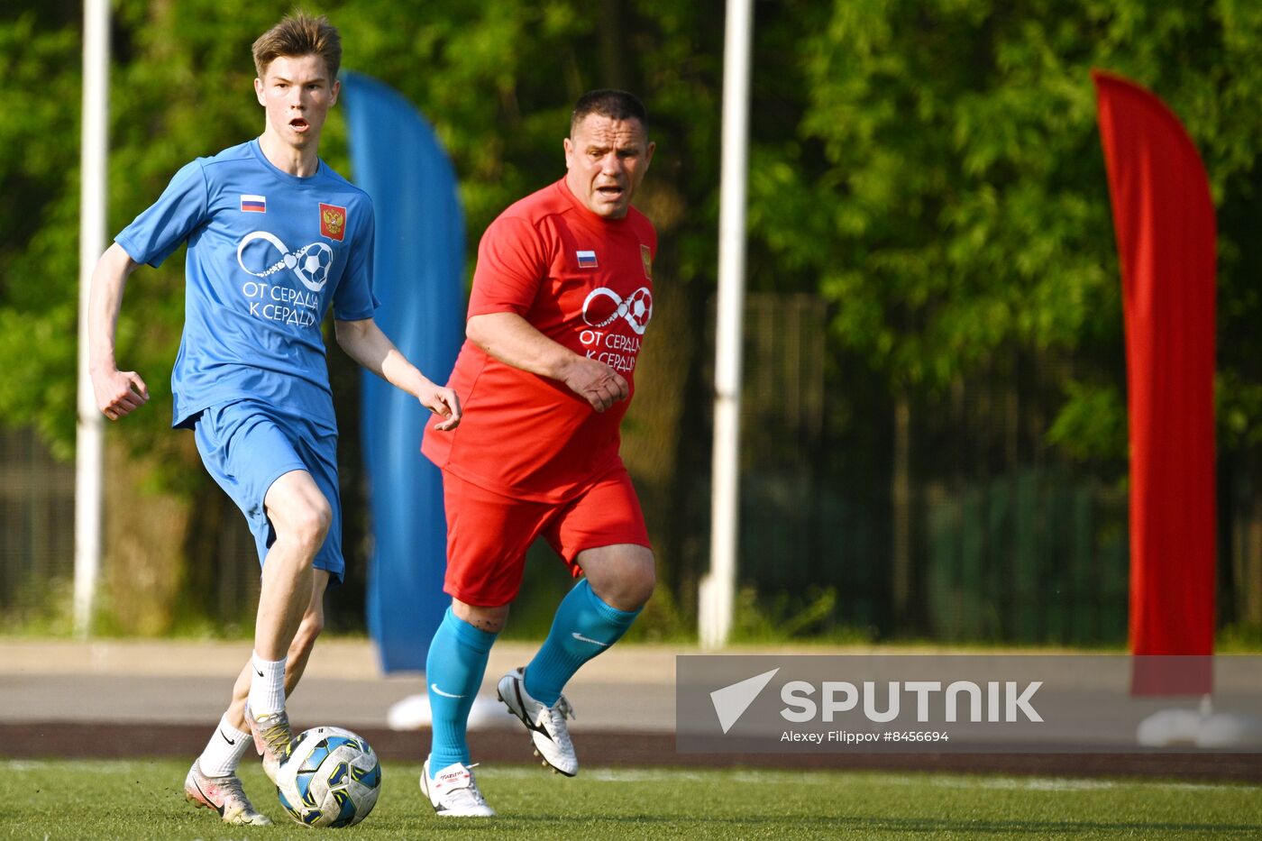 SPIEF-2023. Heart to Heart charity football match and gala concert