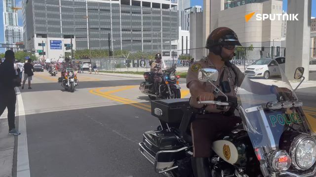 Trump leaving federal courthouse after hearing on classified documents case