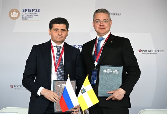 SPIEF-2023. Signing ceremonies