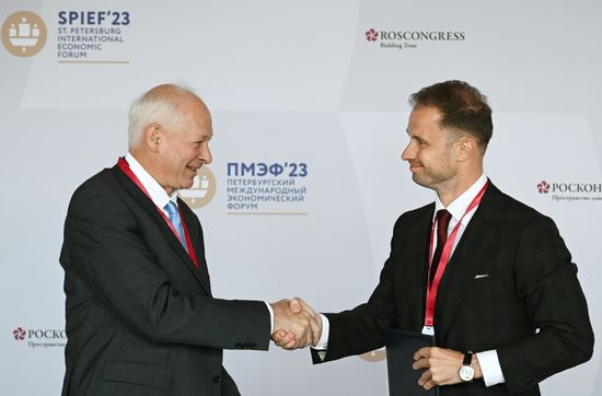 SPIEF-2023. Signing ceremonies