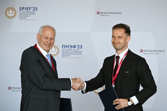 SPIEF-2023. Signing ceremonies