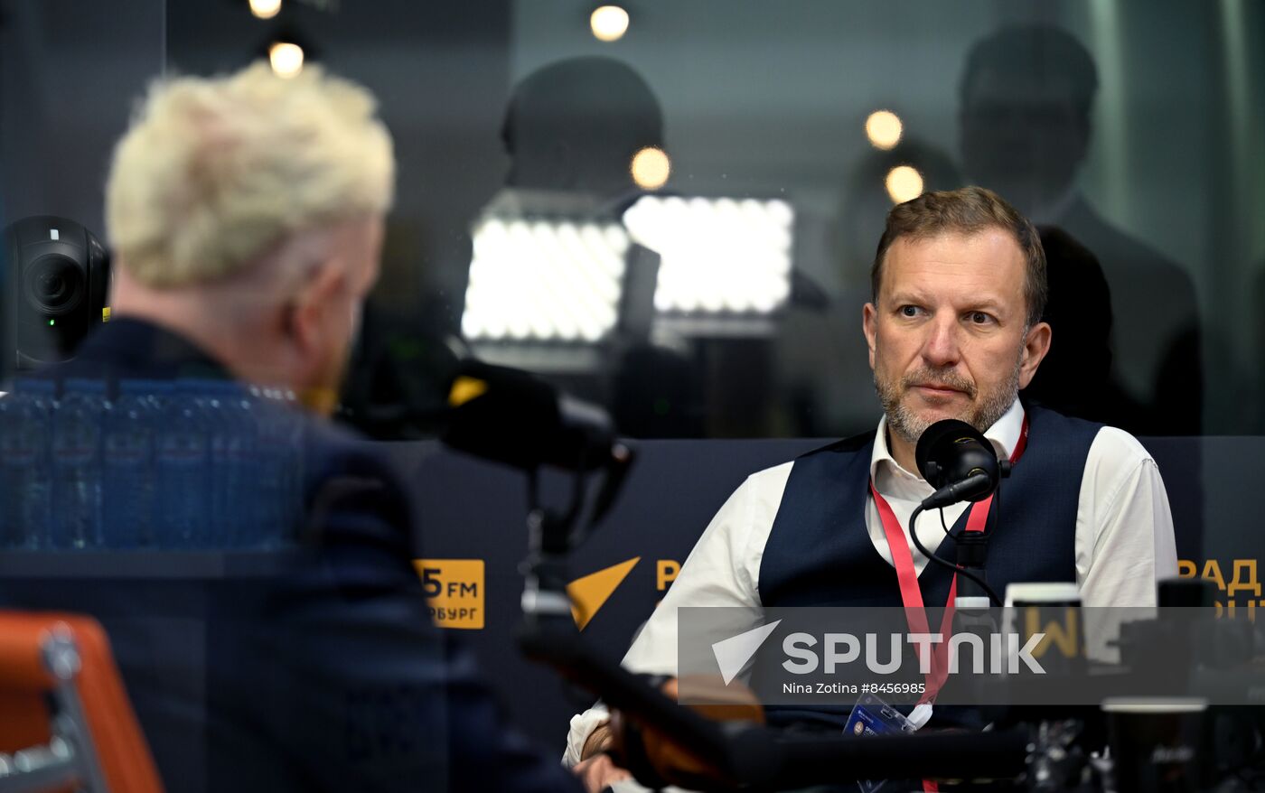 SPIEF-2023. Sputnik Radio studio