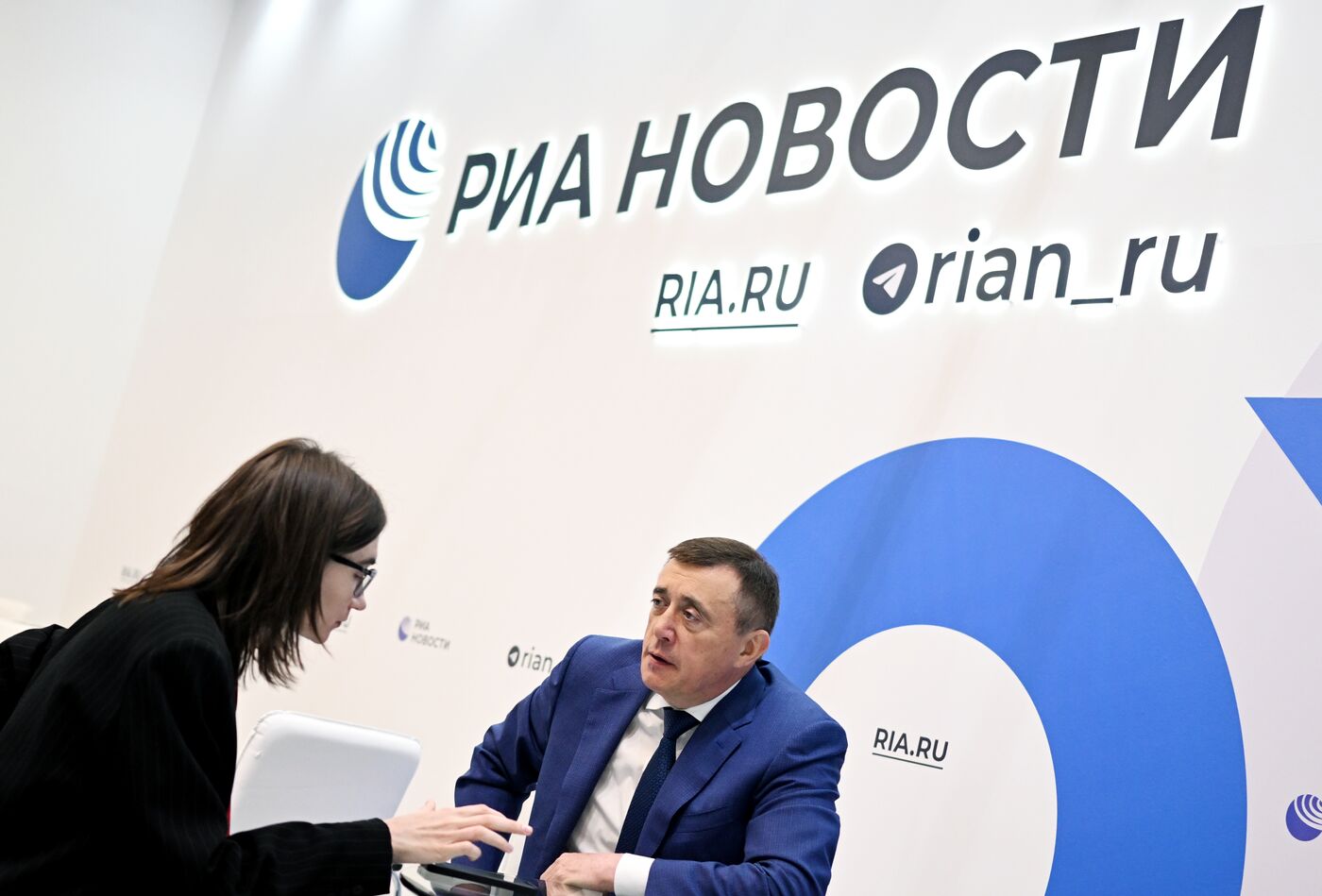 SPIEF-2023. RIA Novosti stand