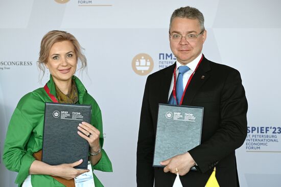 SPIEF-2023. Signing ceremonies