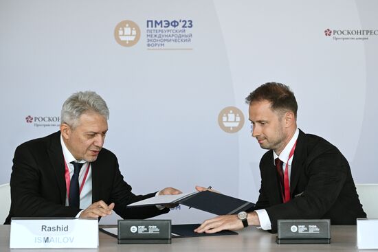 SPIEF-2023. Signing ceremonies