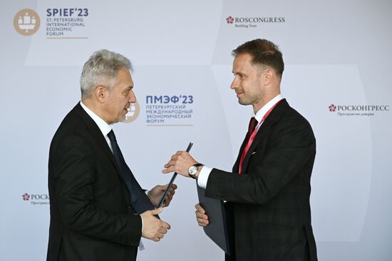 SPIEF-2023. Signing ceremonies