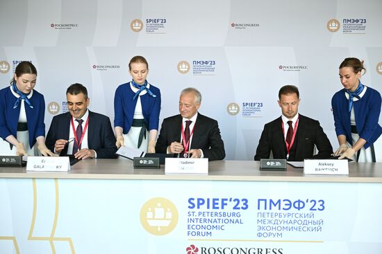 SPIEF-2023. Signing ceremonies