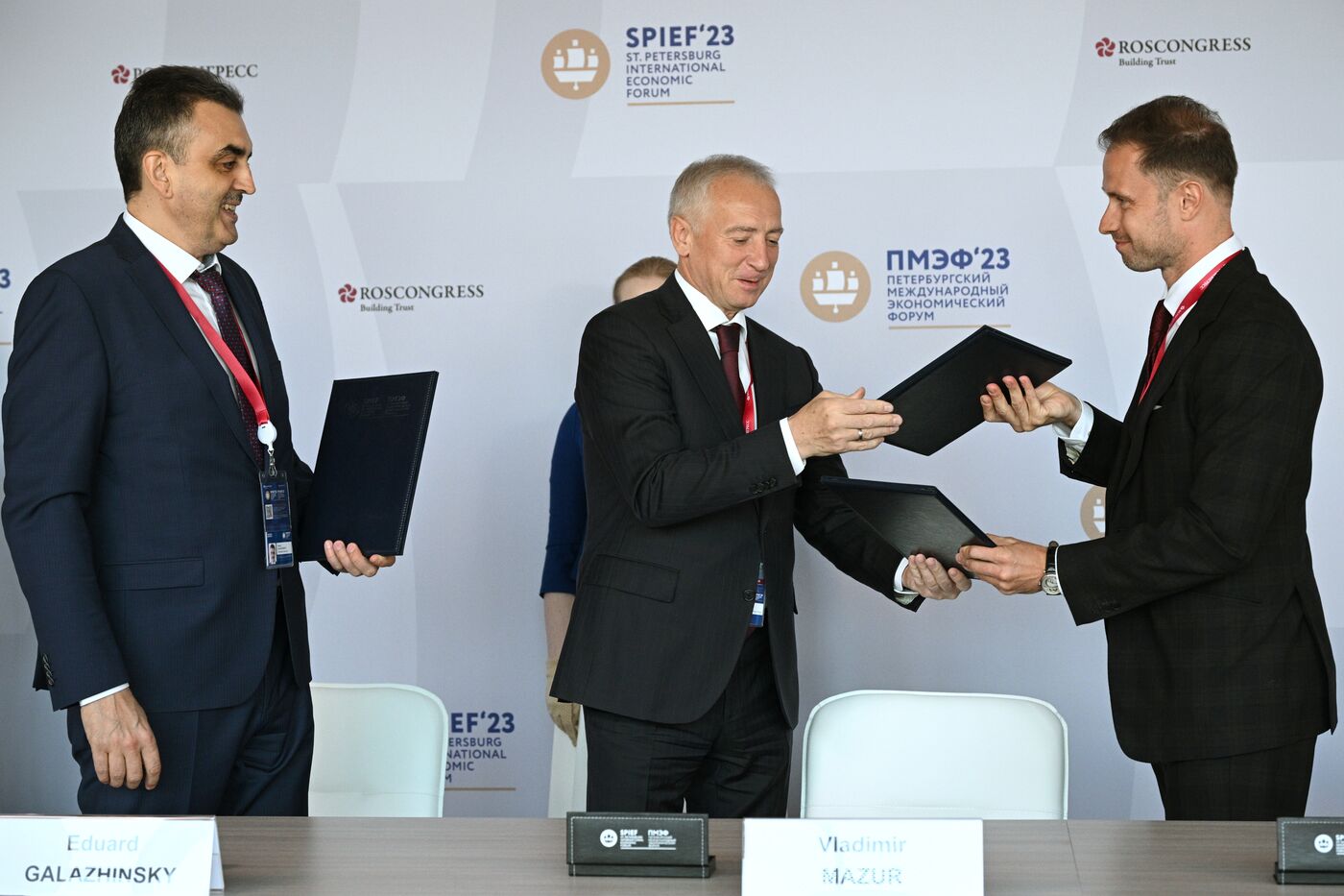 SPIEF-2023. Signing ceremonies