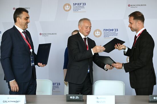 SPIEF-2023. Signing ceremonies