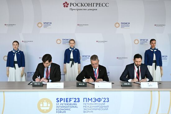 SPIEF-2023. Signing ceremonies