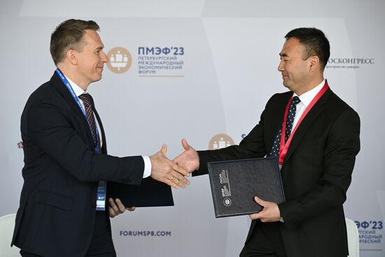 SPIEF-2023. Signing ceremonies