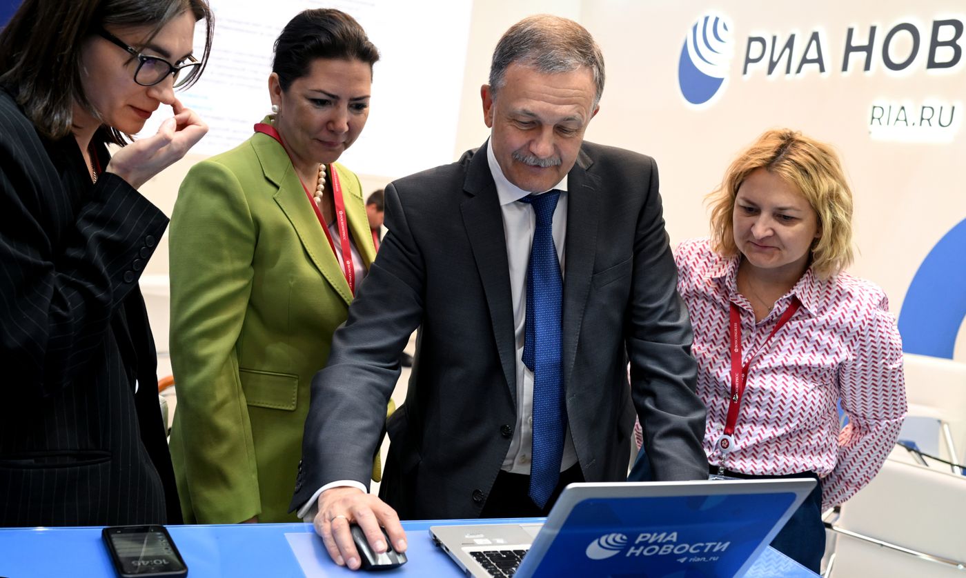 SPIEF-2023. RIA Novosti stand