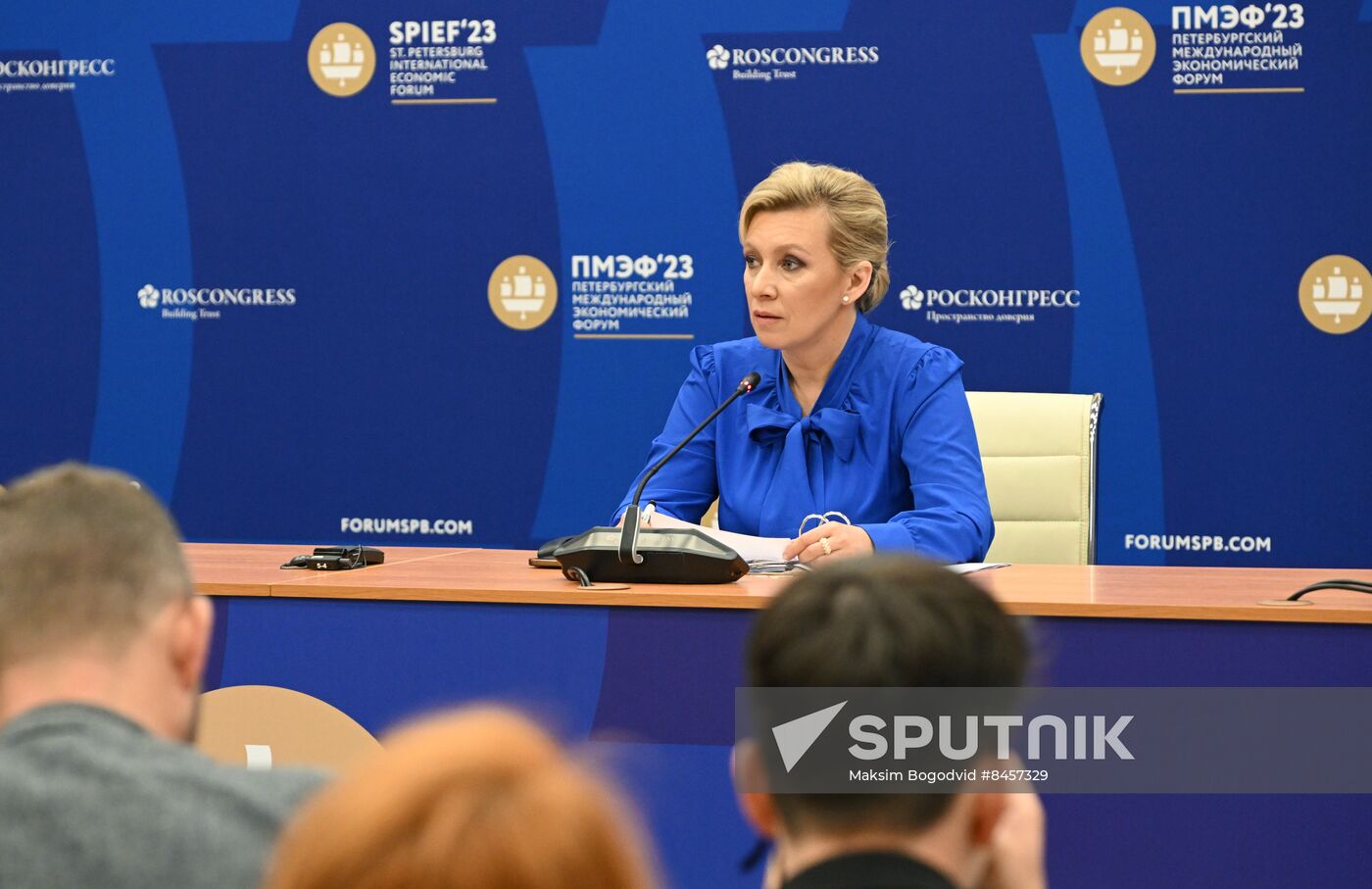 SPIEF-2023. Press briefing by Maria Zakharova